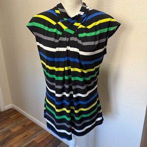 Worthington Striped Multicolor Top - Size Large